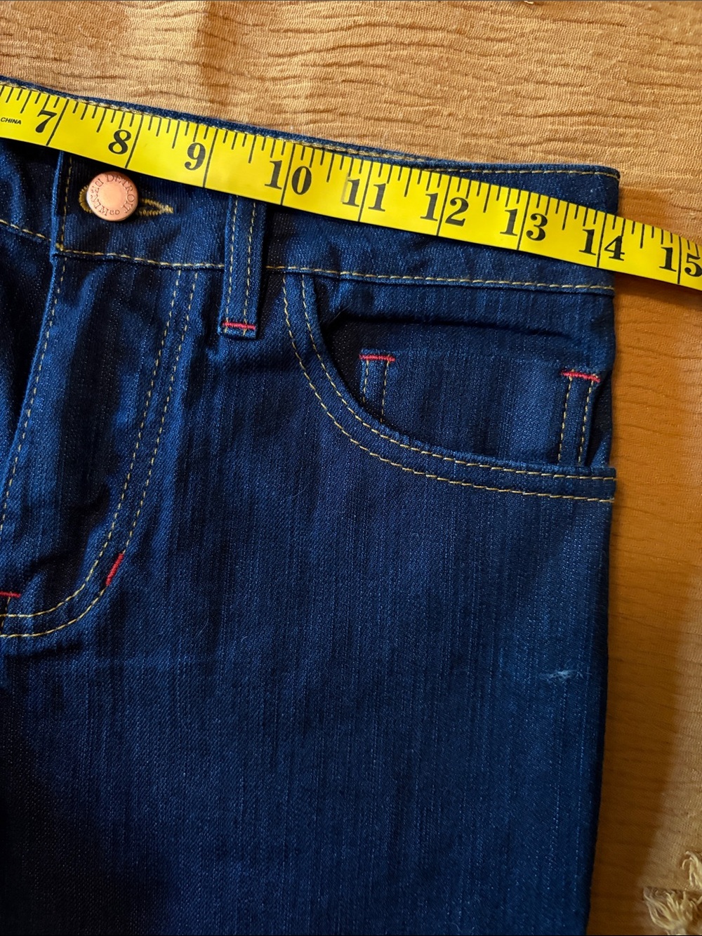 Detroit Denim Co. Women's 27 SL Straight Leg Jeans Dark Wash Made in USA Rare - Picture 5 of 7